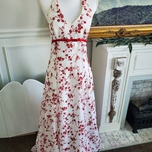 90s junior Maxi formal dress, size 8